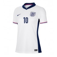 Camiseta Inglaterra Jude Bellingham #10 Primera Equipación para mujer Eurocopa 2024 manga corta